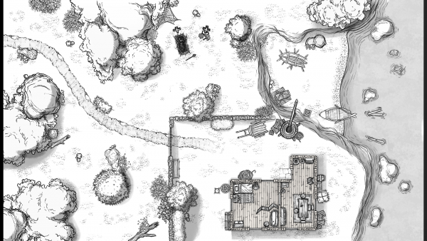 Gogots’Maps-Black and white assets - CartographyAssets