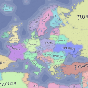 Europe map - new