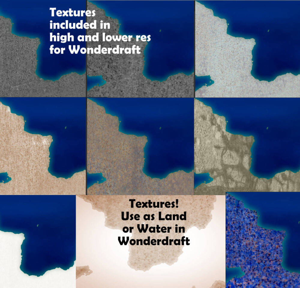 128 Rusty Bin Seamless Textures for Cartography and Mapping textures for Wonderdraft demo in wonderdraft mapping program cartography demo