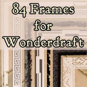 Frames texture add on for Wonderdraft outline border fantasy cartographer cartographer mapping map making