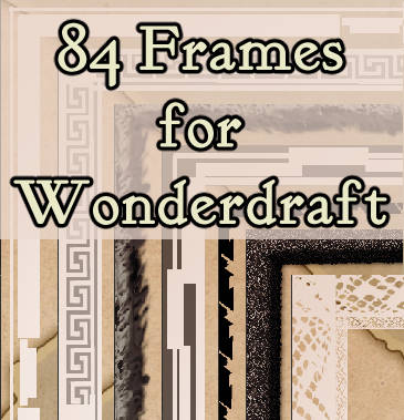 Frames texture add on for Wonderdraft outline border fantasy cartographer cartographer mapping map making