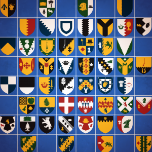 50 Shield Emblems Pack 3 - CartographyAssets