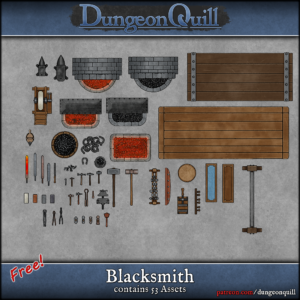 DQ free Theme 02: Blacksmith