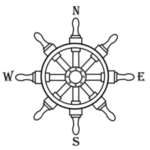 Ship's Wheel Compass
