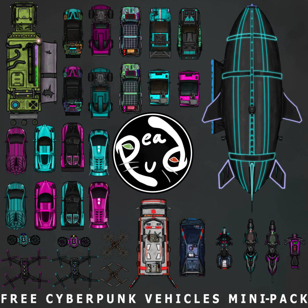 PeaPu's Cyberpunk Vehicles FREE