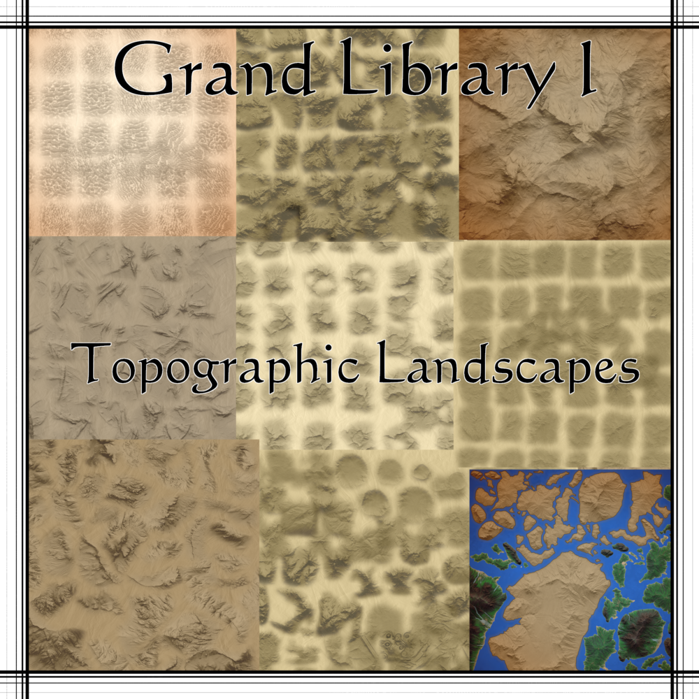 Grand Topograpgic Library 1 | Wonderdraft