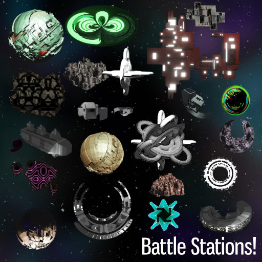 Battle Stations! Space Map Kit with Tech, Suns and Star Tile Kit for Dungeon Draft space solar system Dungeon Draft sample map