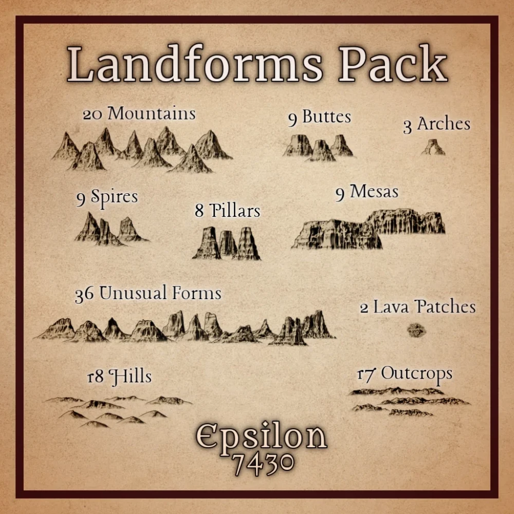 Landforms Pack Promo Image