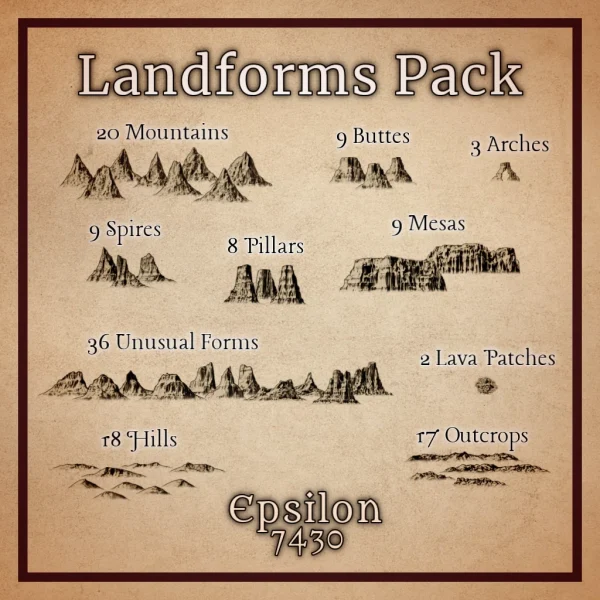 Landforms Pack Promo Image