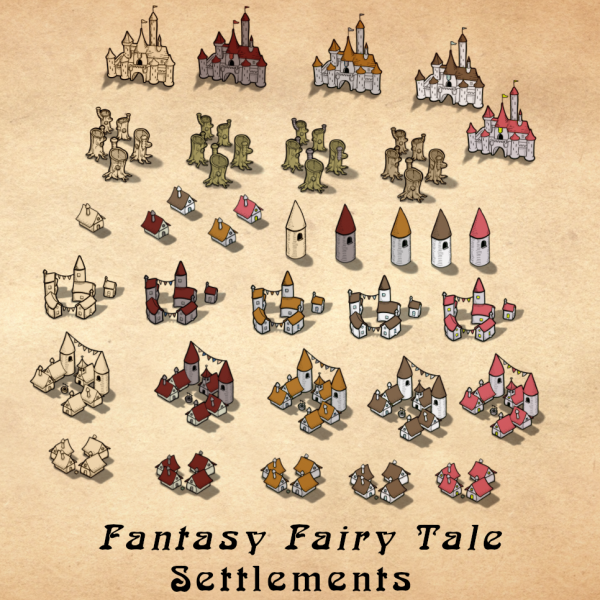 Fairy settlements by Atypikk Mazenc