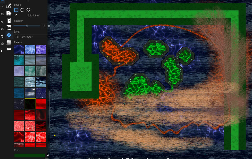Water Paths, Material, Objects, Lights, Terrain for DungeonDraft and Ocean and Paths for Wonderdraft