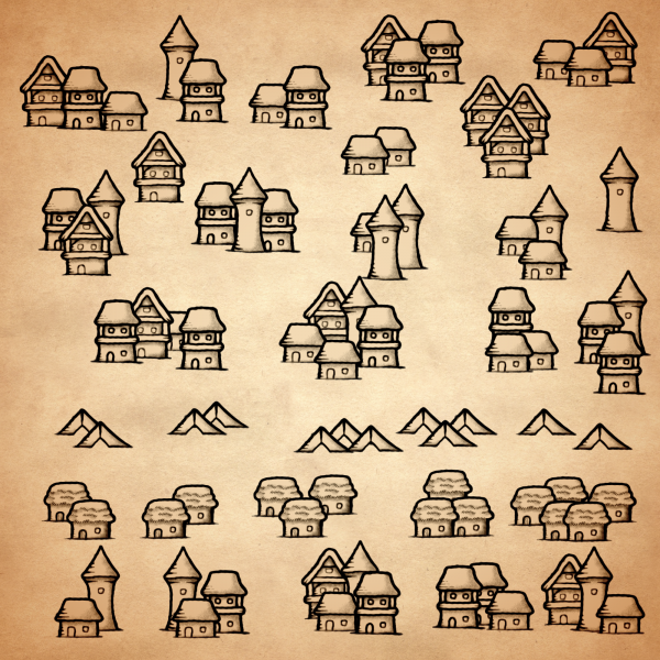 wonderdraft villages camps towns assets