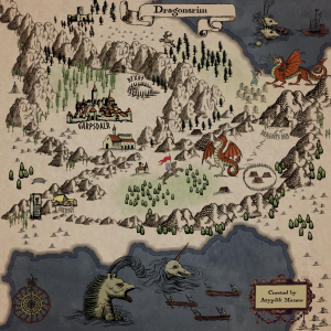 Wonderdraft map Skyrim DnD assets