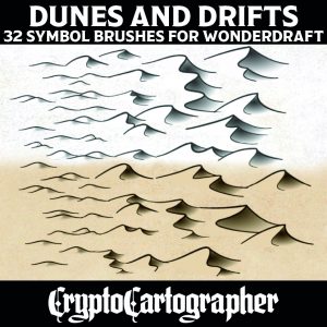 Dunes and Drifts 32 Symbol Brushes for Wonderdraft