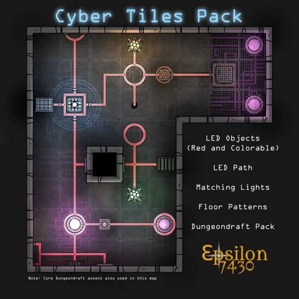 Cyber Tiles Pack Promo Image