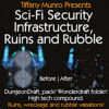 sci-fi infrastructure for Wonderdraft, Other World Mapper, DungeonDraft demo map towers, tanks, mining, security, fences, robots