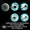 XL feature presentation planets suns moons rings space stations black holes nebula lights patterns terrain paths for DungeonDraft dungeondraft_pack png generic pack for VTT virtual tabletop roleplaying game Other World Mapper map making stock cartography science fiction sci-fi space