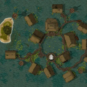 The Boggard Village of M'Botuu [60x50]
