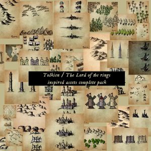 tolkien the lord of the rings wonderdraft assets pack