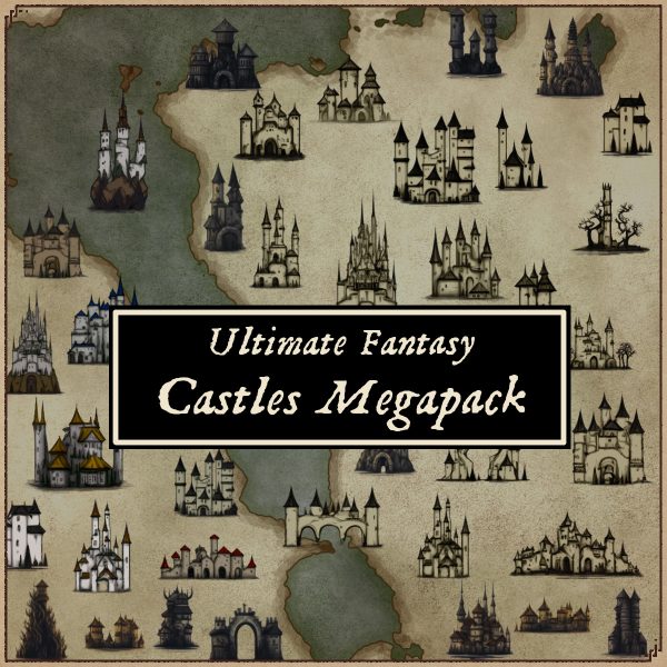 Fable Fantasy castles megapack wonderdraft