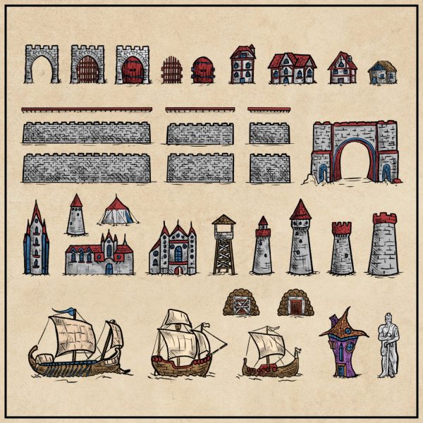 European Settlements (Old-school) - CartographyAssets