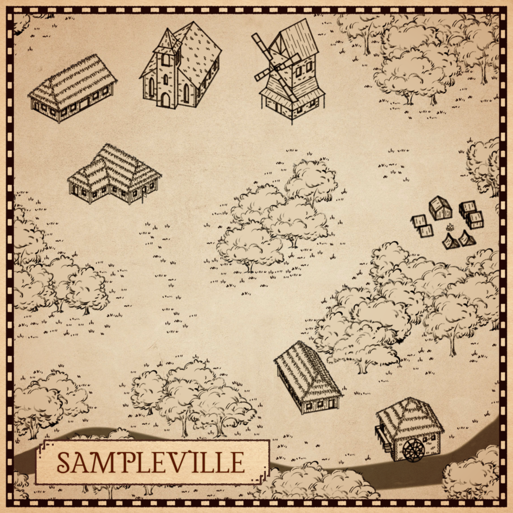 DAIA'S VILLAGE PACK 2 - REDONE: Medieval Inns, Churches, Wind and Water Mills, Longhouses and Camps - Image 2
