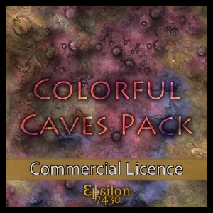 Colorful Caves Pack Commercial Licence Promo Image