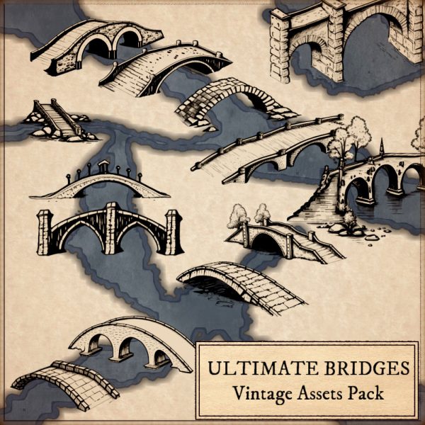 wonderdraft bridges, antique assets