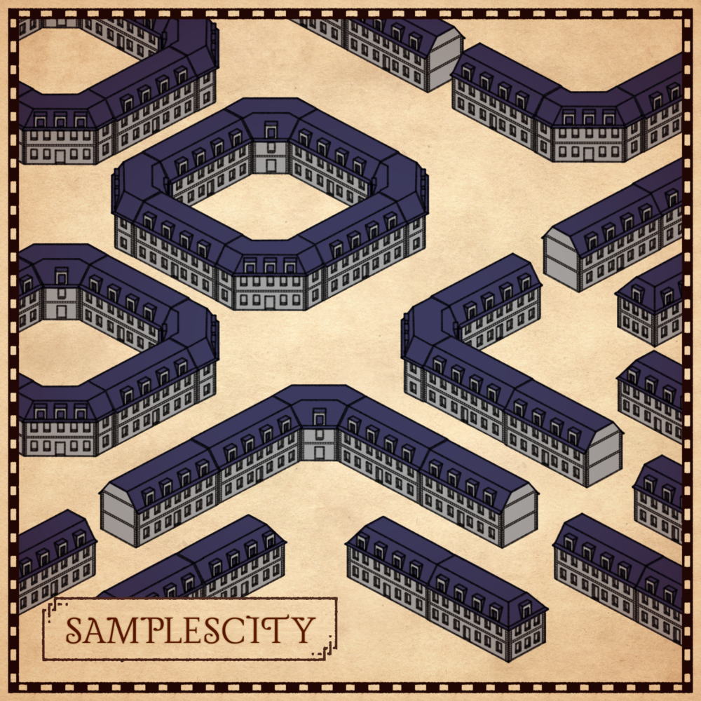 DAIA'S RENAISSANCE PACK - CUSTOM COLOR: 18 Buildings Building Symbols - Image 2