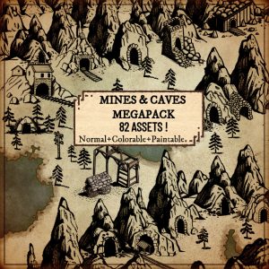 wonderdraft assets mines caves caverns vintage grottos dwarven