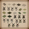 list of windmills, crops, farmfields plantations assets for Wonderdraft