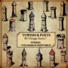 wonderdraft fantasy map assets towers forts tower fort