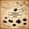wonderdraft sinkholes, holes, dolines, rifts, chasms desert dunes assets