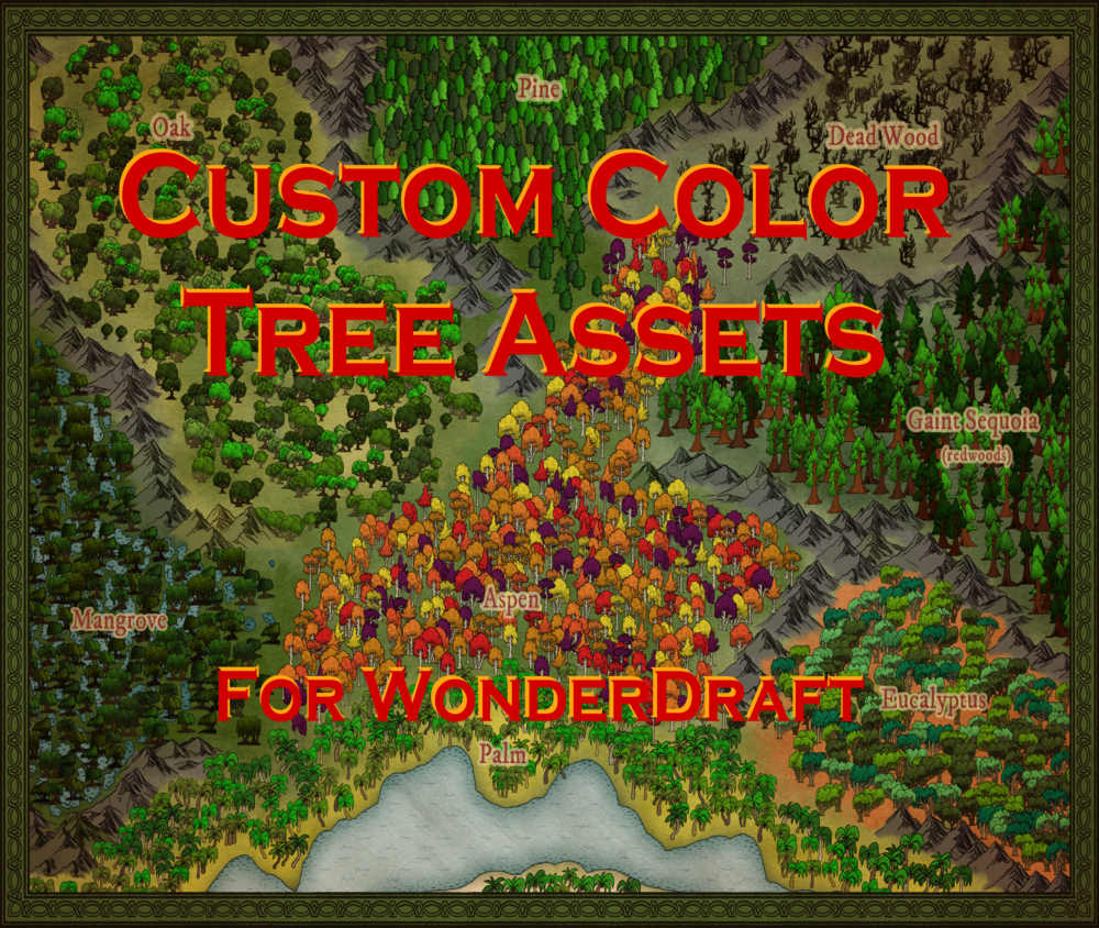 40 Custom Color Trees