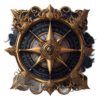 Fantasy compass rose asset