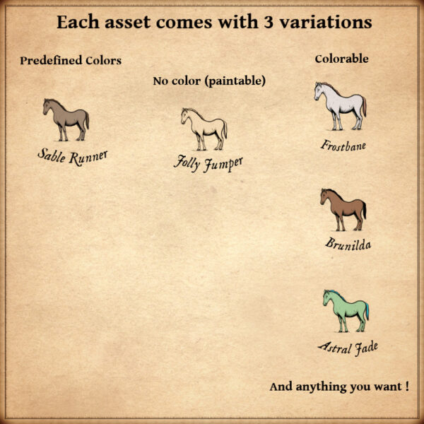 wonderdraft assets, old cartography symbols, farm animals, wildlife, beasts, giant spiders, cattle pens