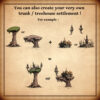 wonderdraft assets, vintage cartography, treehouse settlements, elven town and cities assets