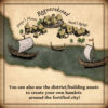 wonderdraft assets, viking, nordic and norse settlements, villages and towns, old cartography