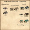 wonderdraft assets, old cartography fantasy map assets, medieval walled cities, medieval walled towns