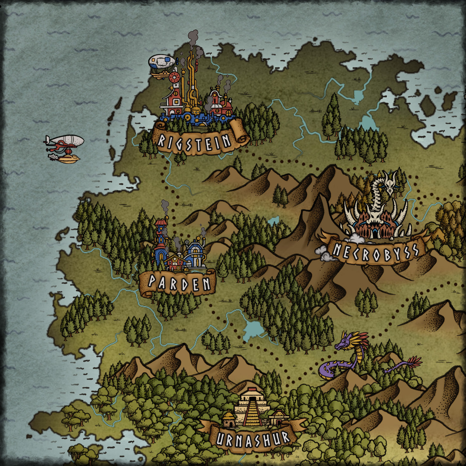 Undead Settlements (Dotty) - CartographyAssets