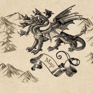 dragon symbol asset for map creation