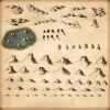 wonderdraft assets, mountains and hills symbols, vintage cartography assets, mountain ranges, hill ranges