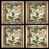 artistic decorative frames and text boxes, Wonderdraft assets and textures, old cartography assets