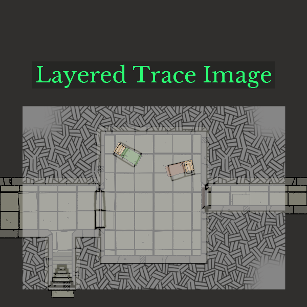 Control which layer the trace image appears on.