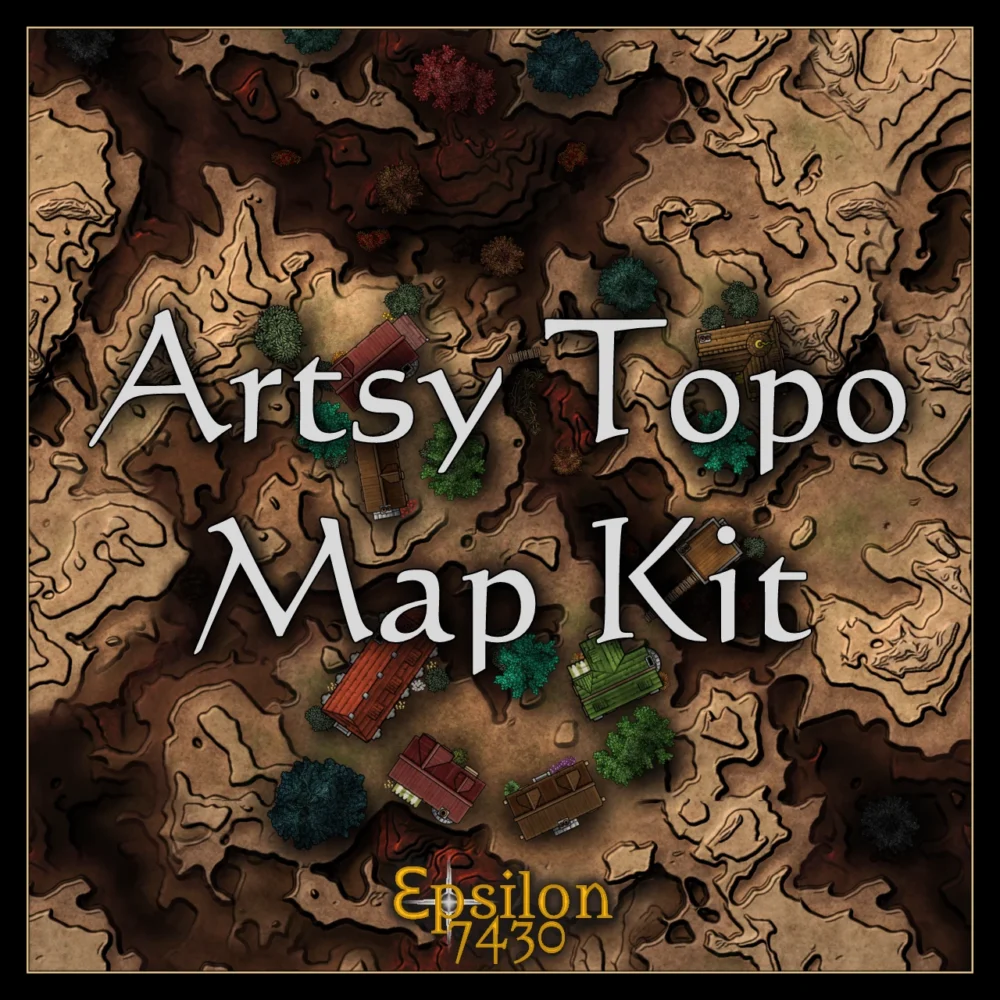 Artsy Map Kit Personal Use Cover Image