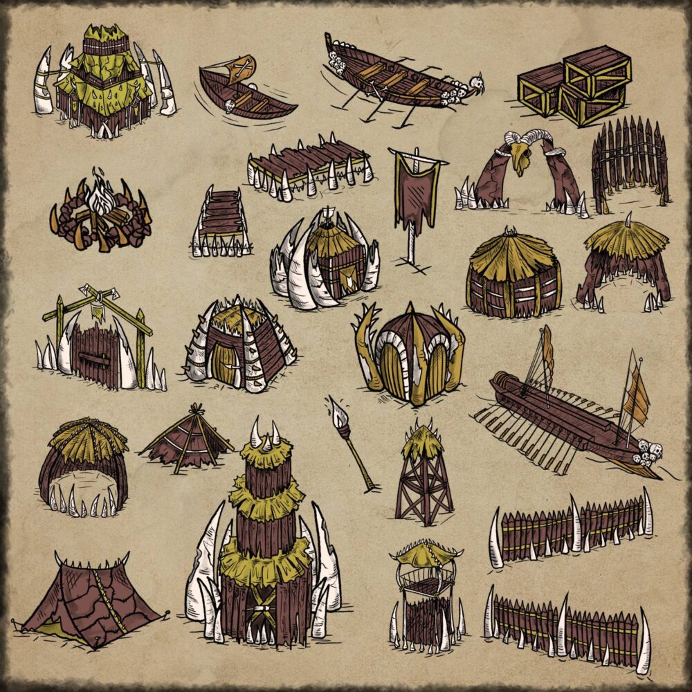 Orcish Settlements Custom Colorable (Oldschool Isometric) - Image 3
