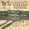 wonderdraft assets, vintage cartography assets, asian settlements, japanese settlements, chinese settlements, chinese junk ships