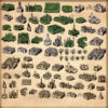 labyrinths and mazes, wonderdraft assets, vintage cartography assets, fantasy map symbols, maze and labyrinth