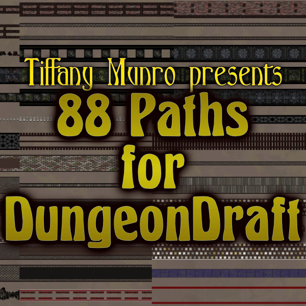 88 Paths for DungeonDraft path road and railway expansion for DungeonDraft