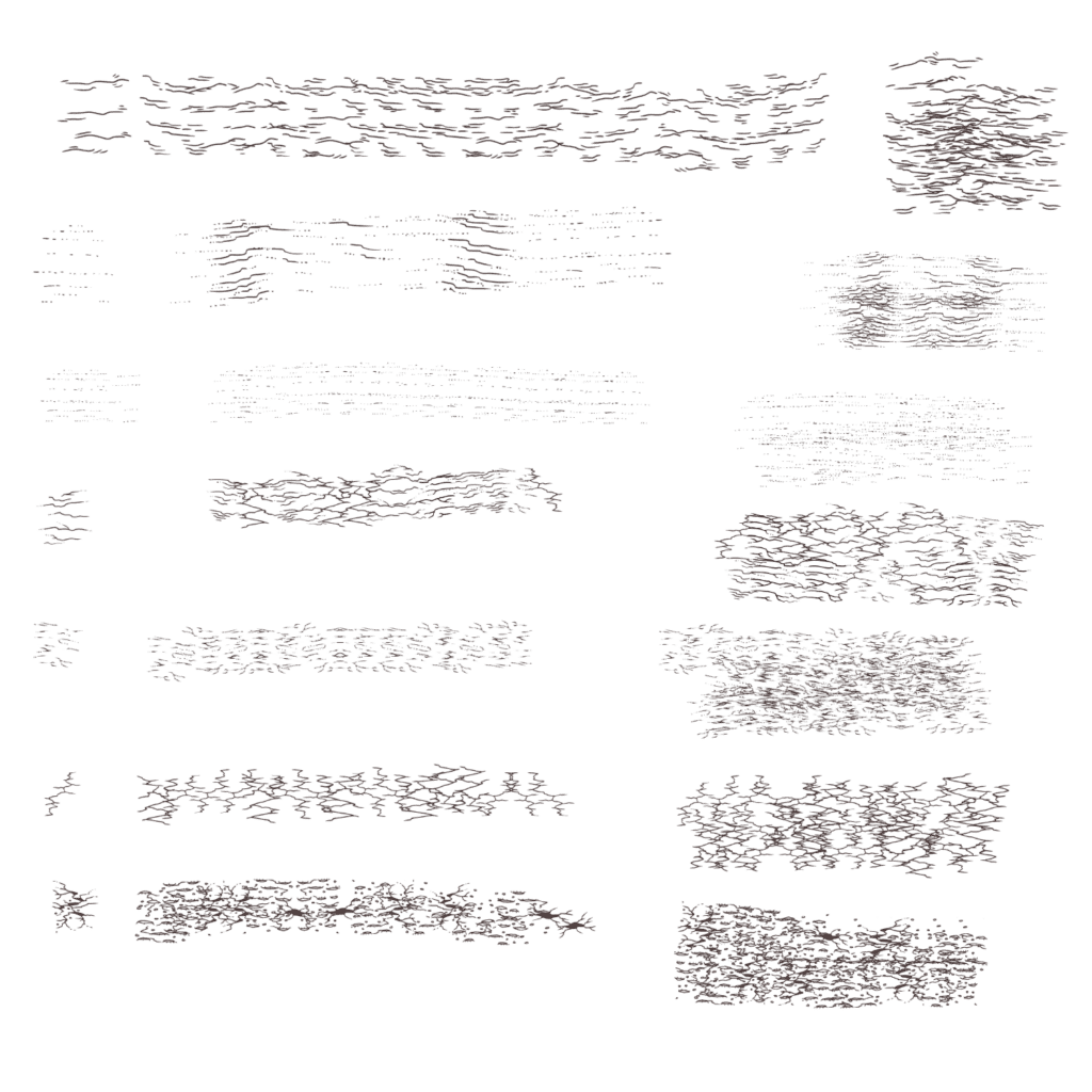 Ti's Lil Desert Clip Studio Paint brushes for map making cartography stamps .sut